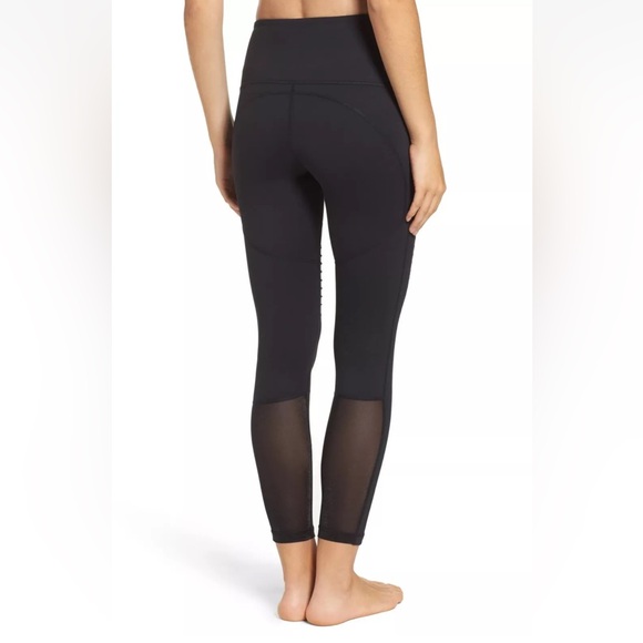 Zella Autumn High Waist Moto Ankle Leggings - Black - Small - Picture 2 of 10